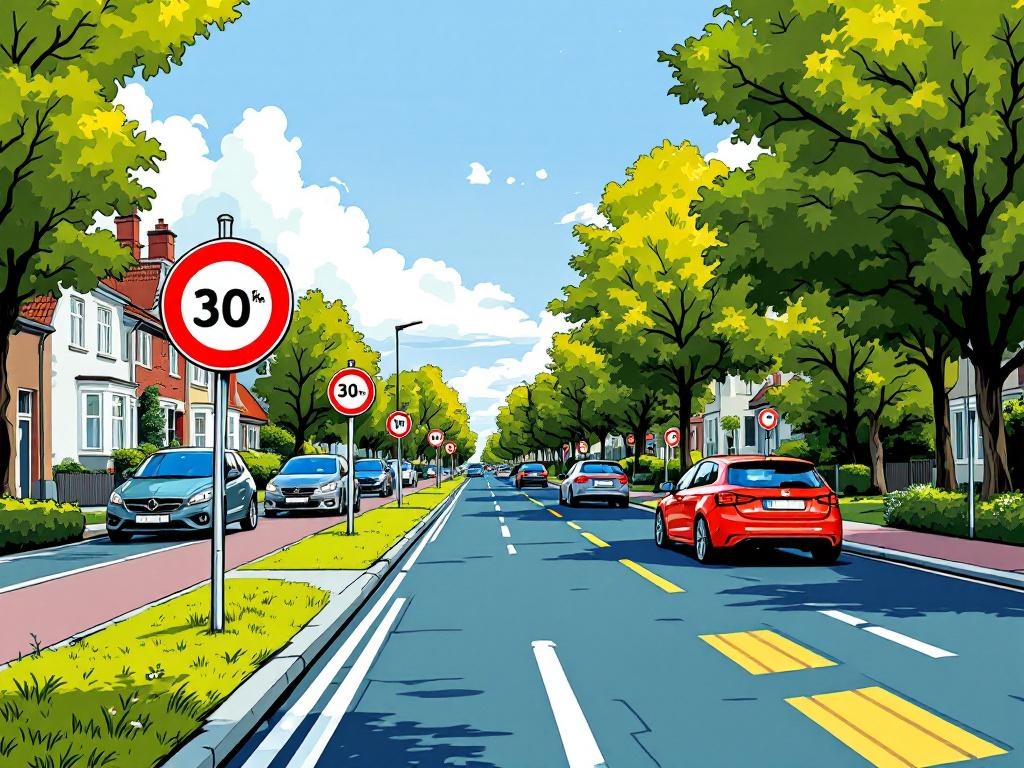 Baarle-Nassau versterkt maatregelen voor 30 km/u