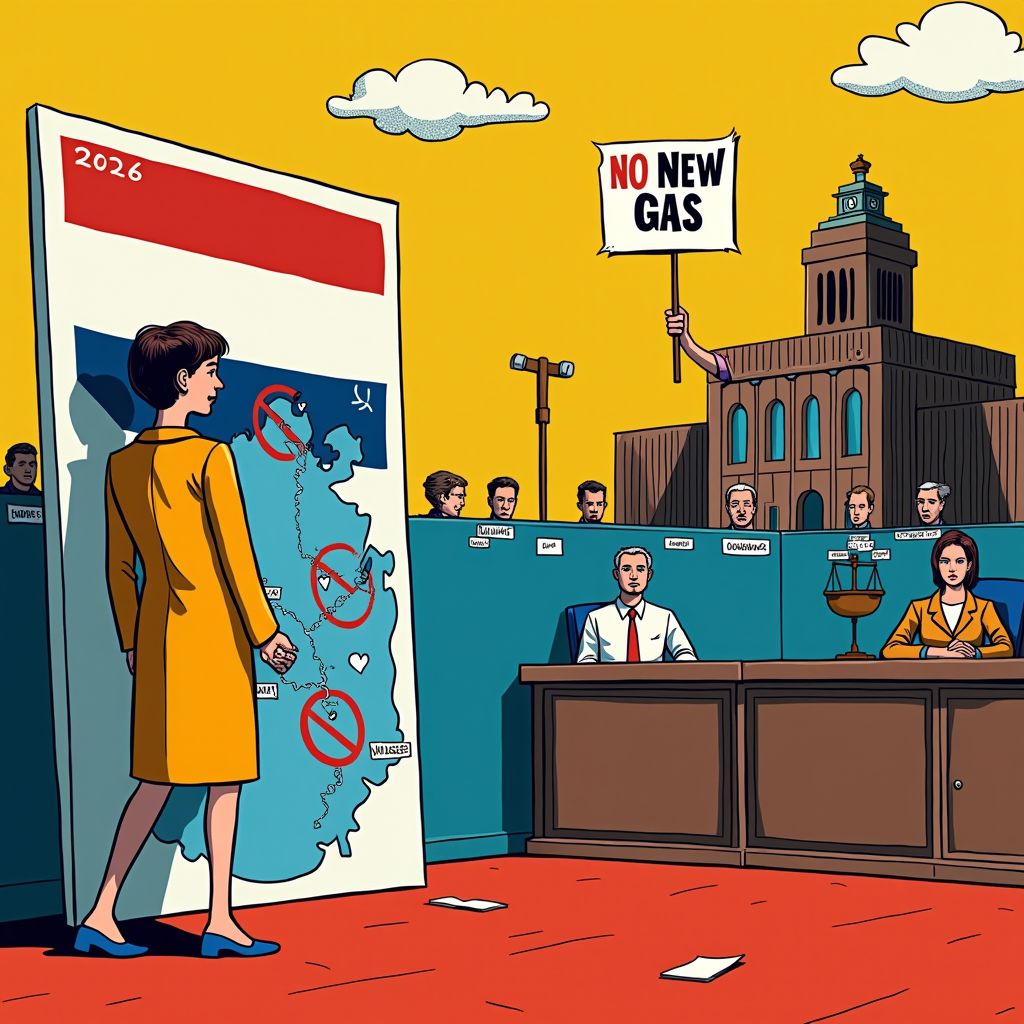 Nederland staat voor de rechter om nieuwe gasvelden in de Noordzee te stoppen